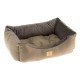 М`яка лежанка з оксамиту для собак та кішок Ferplast Chester 50 Brown