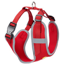 Технологічна нейлонова шлейка для собак та кішок Ferplast Nikita P S Red