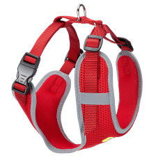 Технологічна нейлонова шлейка для собак та кішок Ferplast Nikita P S Red