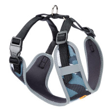 Тренувальна нейлонова шлейка для собак та кішок Ferplast Nikita Fashion M Azzurro