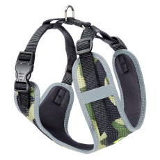 Тренувальна нейлонова шлейка для собак та кішок Ferplast Nikita Fashion S Militare