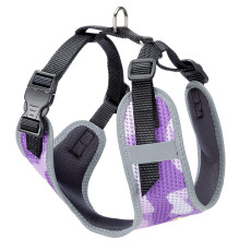 Тренувальна нейлонова шлейка для собак Ferplast Nikita Fashion M Viola