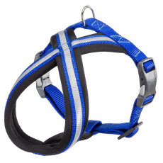 Світловідбивна шлейка для собак Ferplast Daytona P Cross S Blue