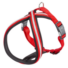 Світловідбивна шлейка для собак Ferplast Daytona P Cross M Red