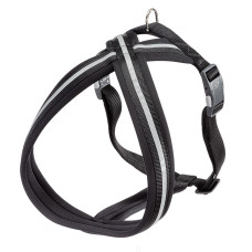Світловідбивна шлейка для собак Ferplast Daytona P Cross L Black