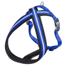 Світловідбивна шлейка для собак Ferplast Daytona P Cross L Blue
