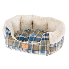 Невелика софа з м`якої тканини для собак та кішок Ferpalst Etoile 6 Blue