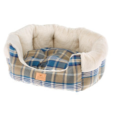 Небольшая софа из мягкой ткани для собак и кошек Ferpalst Etoile 6 Blue