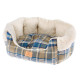 Невелика софа з м`якої тканини для собак та кішок Ferpalst Etoile 6 Blue