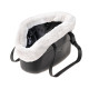 М`яка зимова переноска для маленьких собак Ferplast With-Me Winter Black
