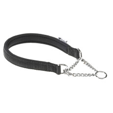 Нейлоновый ошейник с металлической цепочкой для собак Ferplast Daytona CSS25/60 Black