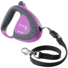 Повідець-рулетка для собак із стрічкою Ferplast Flippy Tech Tape M Violet