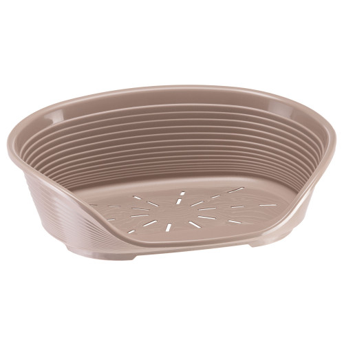 Пластиковий лежак для собак та кішок Ferplast Siesta Deluxe 4 Dove Grey