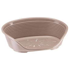 Пластиковий лежак для собак та кішок Ferplast Siesta Deluxe 6 Dove Grey
