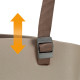 М`яка переноска для маленьких собак Ferplast With-Me Small Dove Grey