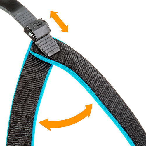 Ергономічна шлейка для собак Ferplast Agila Fluo 8 Blue
