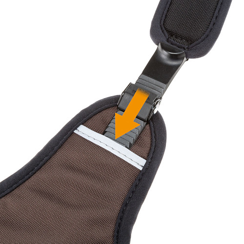 Ергономічна шлейка для собак Ferplast Ergotrekking P S Marron