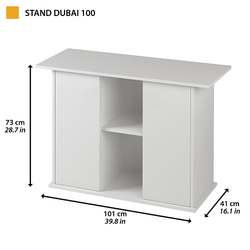Тумба для скляного акваріума Ferplat Stand Dubai 100 White