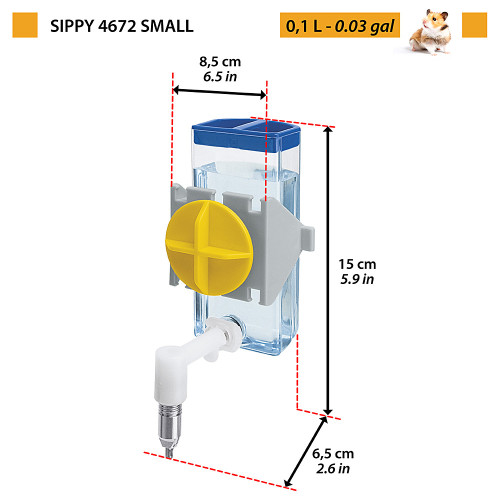 Поїлка для дрібних тварин Ferplast Sippy 4672 Small