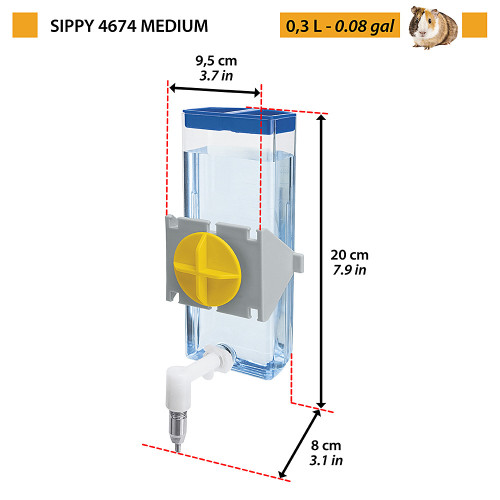 Поїлка для дрібних тварин Ferplast Sippy 4674 Medium