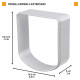 Модульний розширювальний тунель для дверей Ferplast Swing 3/5 Bianco