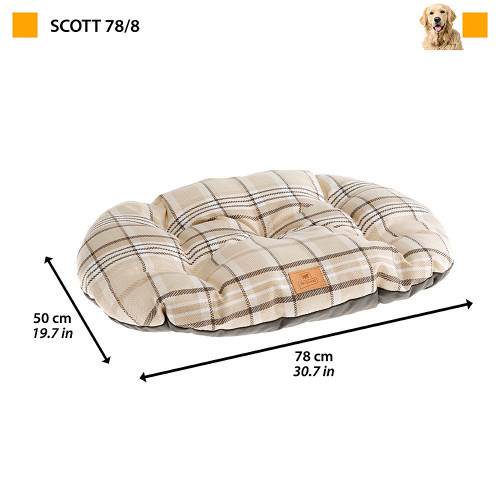 Двостороння подушка для котів та собак Ferplast Scott 78/8 Blue