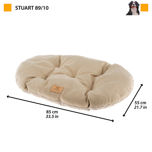 Двостороння подушка для котів та собак Ferplast Stuart 89/10 Brown