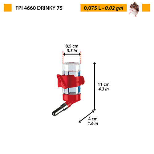 Поилка для мелких животных Ferplast FPI 4660 Drinky 75