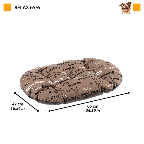 Подушка з бавовни для собак і кішок Ferplast Relax C 65/6