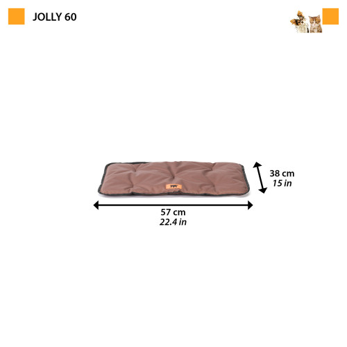 Матрац із технологічної тканини для собак Ferplast Jolly 60 Black