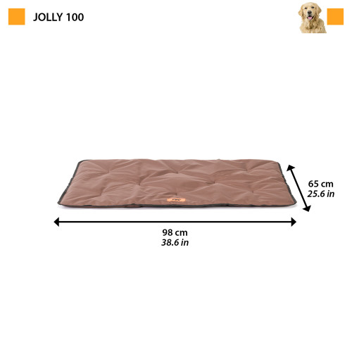 Матрац із технологічної тканини для собак Ferplast Jolly 100 Brown