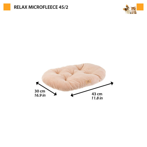 Подушка для собак та кішок Ferplast Relax Microfleece 45/2 Grey