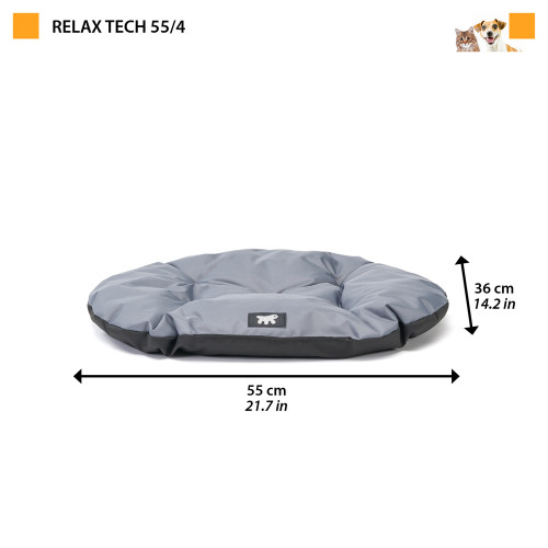 Подушка для собак та кішок Ferplast Relax 55/4 Tech Grey