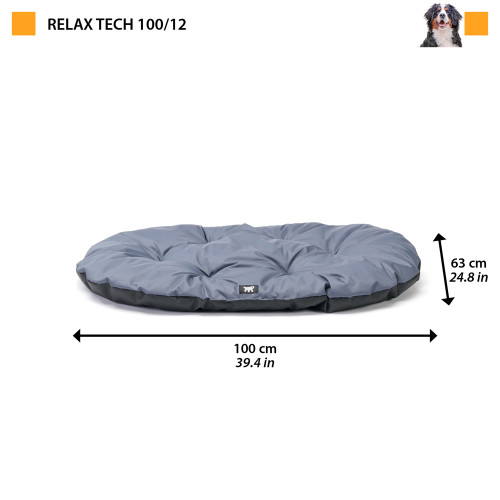 Подушка для собак та кішок Ferplast Relax 100/12 Tech Grey
