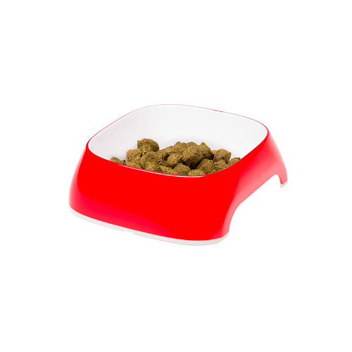Пластикова миска для собак та кішок Ferplast Glam, Red, 200 мл