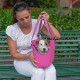 М`яка переноска для маленьких собак Ferplast With-Me Fuchsia