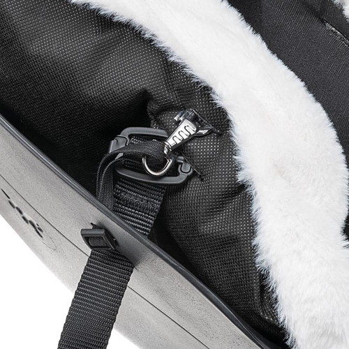 М`яка зимова переноска для маленьких собак Ferplast With-Me Winter Black