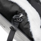 М`яка зимова переноска для маленьких собак Ferplast With-Me Winter Black