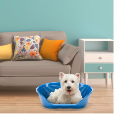 Пластиковый лежак для собак и кошек Ferplast Siesta Deluxe 4 Dove Grey