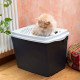 Закрытый туалет для кошек с верхним входом Ferplast Jumpy