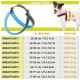 Ергономічна шлейка для собак Ferplast Agila Fluo 4 Yellow