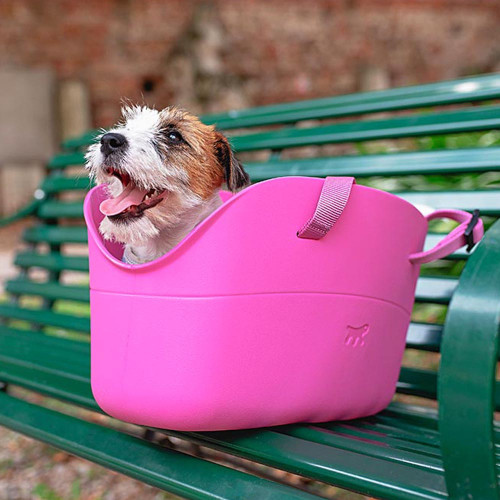 М`яка переноска для маленьких собак Ferplast With-Me Fuchsia
