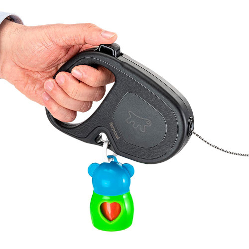 Рулетка із шнуром для собак Ferplast Flippy One Cord L Grey