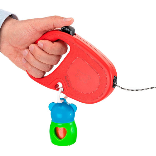 Рулетка із шнуром для собак Ferplast Flippy One Cord L Red