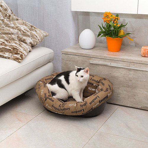 Пластиковий лежак для собак та кішок у комплекті з подушкою Ferplast Sofa` 2
