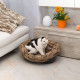 Пластиковий лежак для собак та кішок у комплекті з подушкою Ferplast Sofa` 2
