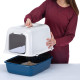 Закрытый туалет для кошек с системой просеивания Ferplast Ariel 10 Home