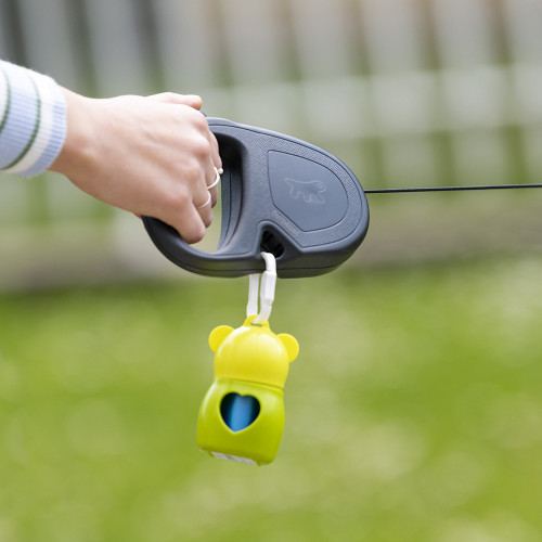 Рулетка із шнуром для собак Ferplast Flippy One Cord M Grey