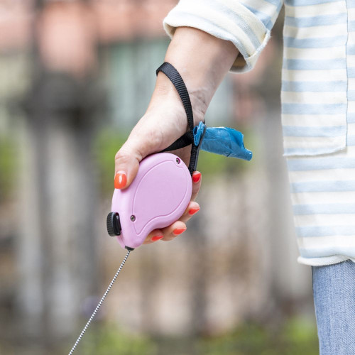 Рулетка зі шнуром для маленьких собак Ferplast Flippy One Cord Mini Red