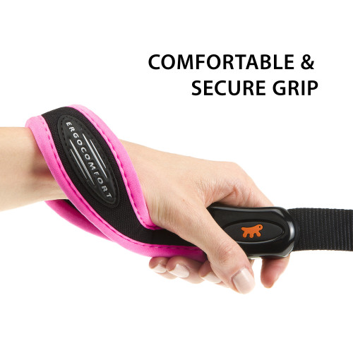 Ергономічний повідець для собак Ferplast Ergofluo G20/120 Fuchsia